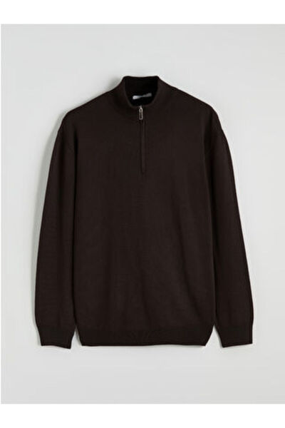 LC Waikiki Modanova Sezon Anthracite Turtleneck Men's Knitwear Sweater