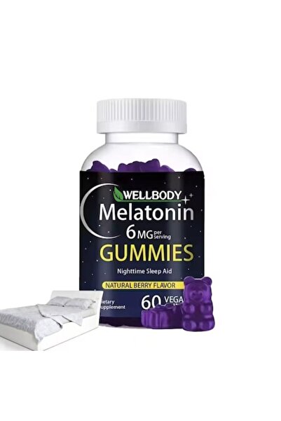 WELLBODY Jeleuri cu melatonină 6 mg – Supliment pentru un somn liniștit