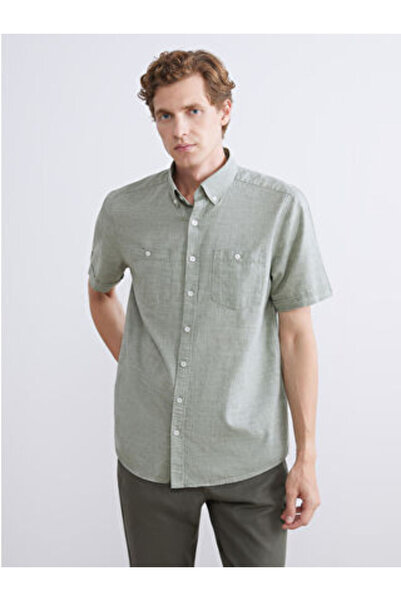 LC Waikiki Artı-Store Regular Fit Men's Shirt, Made of Poplin Fabric. Double ...