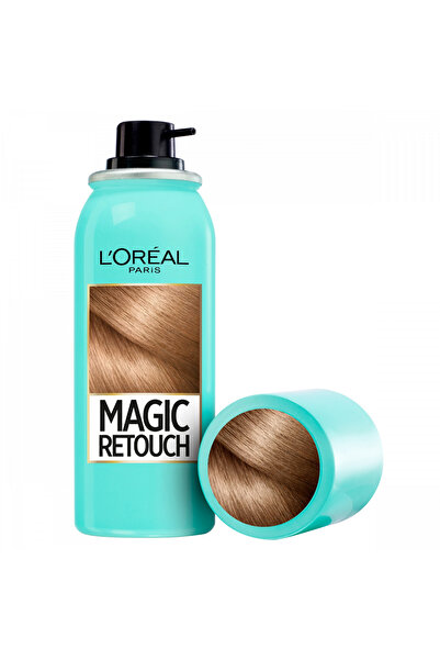 L'Oreal Paris Spray Instant Magic Retouch Camuflarea Radacinilor Crescute, 4 Blond Inchis, 75 ml