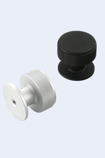 Trendaks 2-Piece Black Metal Knob Handle |   European Style Wardrobe Handle |...