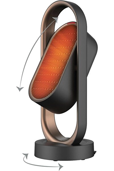 Green Lion Electric Heater & Fan, Ceramic Heating 1800W, Touch & Remote Control, 2-Way Oscillation,