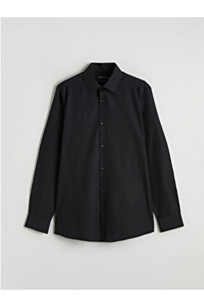 LC Waikiki Black Slim Fit Men's Shirt