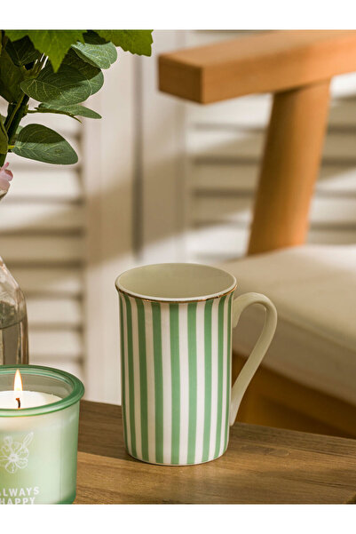 LC Waikiki Line-Embellished Porcelain Mug 285 ml for Style Enthusiasts from U...