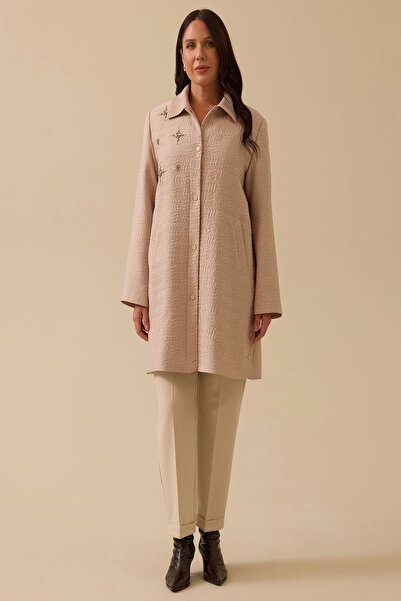 Rain and River Plus size stone embroidered button cap