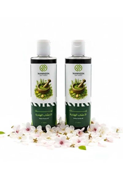 OILOF زيت وسيروم نامشان الهندي العشبي لزيادة كثافة الشعر ونعومته 200 مل (من زجاجتين)