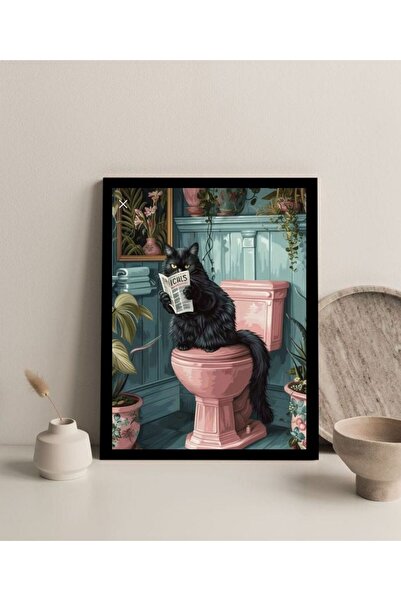 Harikabirev Bathroom Table Glass Table the Cat That Made the Toilet for the Bathroom | Bnymdf