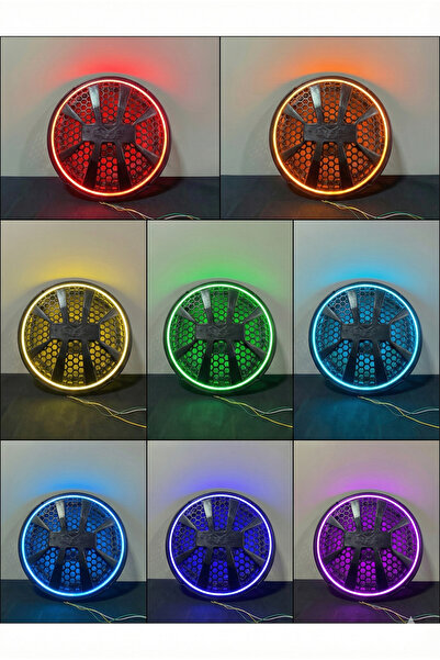 Onerous Özel Üretim 30 cm Subwoofer Kabin Kapağı RGB Neon Ledli - Uzaktan Kum...