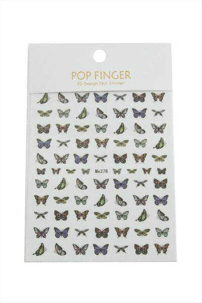 SiHako Kelebek Tattoo Dövme Sticker