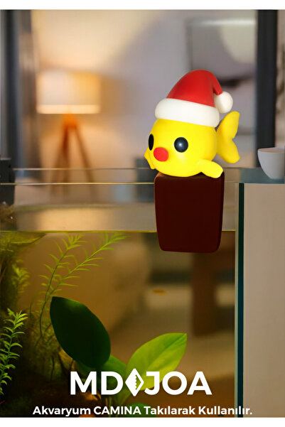 J×HEM Balık Dekoru × Cama Takılarak Kullanılır × Fanus , Küçük Akvaryum ve Bü...