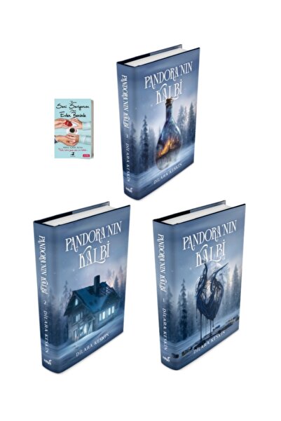 İndigo Kitap Pandora'nın Kalbi 1, 2, 3 Dilara Keskin 3 Kitap Ciltli Set