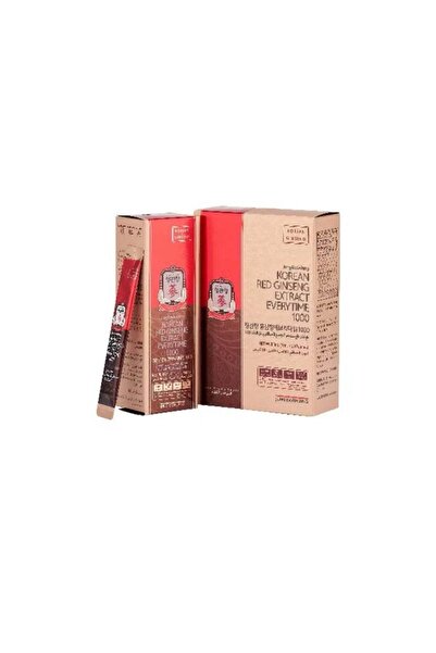 Jung Kwan Jang مستخلص الجنسنغ الأحمر الكوري، كل مرة 1000 - 20 كيس جاهز للشرب