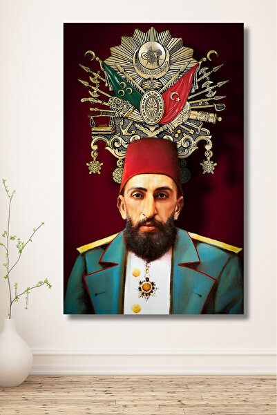 ERUMAR HOME Sultan AbdulHamit Han Duvar Tablosu Ev, İşyeri Ahşap,Mdf