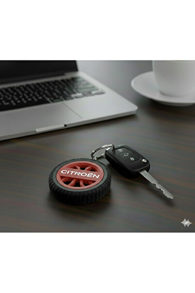 Citroen Uyumlu Özel Tasarım Araba Anahtarlığı - Premium Hafif ve Dayanıklı Anahtarlık