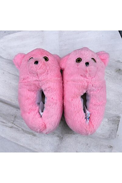 İpek Women's Cute Animal-Shaped Plush Fluffy House Shoes Slippers