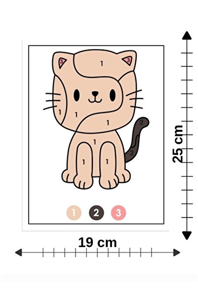 Mu Art Ahşap 10 قطع من الرسم الخشبي بالأرقام رقم 24، نشاط فني للمدرسة، مقاس 2...