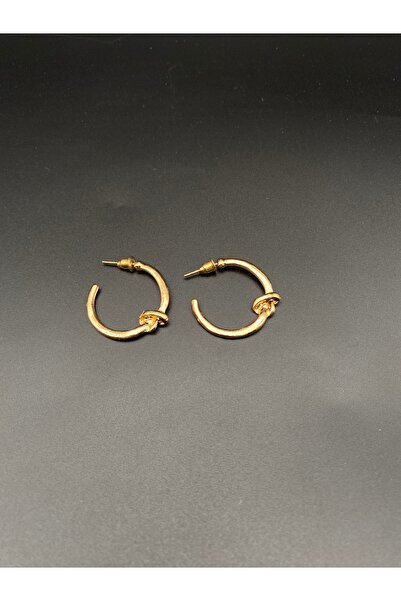 TAKİBUTİGİNİZ Gold Plated Hoop Earrings