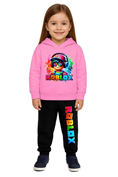 SEDİRLİ Roblox cu imprimeu Set de trening pentru copii 3 fire Ş cu căptușeală...