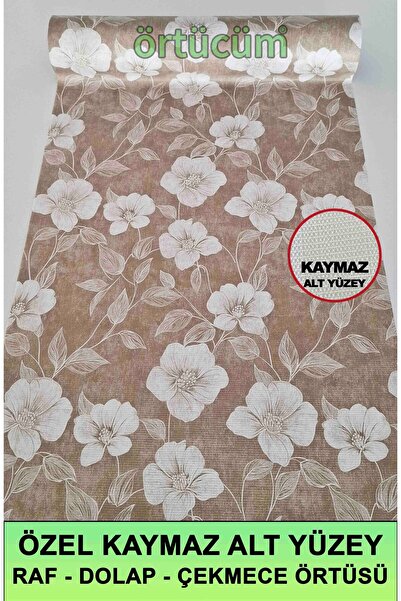 Örtücüm Dolap İçi Raf Örtüsü Buzdolabı Çekmece Çok Amaçlı Mutfak Kaymaz Kaydı...