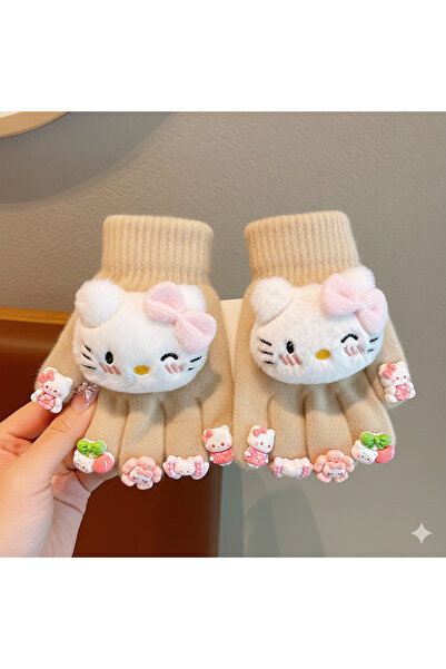 synshop Hello Kitty pisică Mănuși de iarnă pentru zăpadă moale pentru fete și...