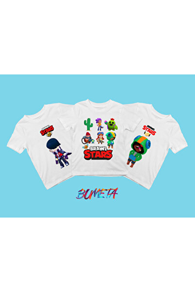 Bumeta Σετ με με τύπωμα παιδικά μπλουζάκια Brawl Stars Character