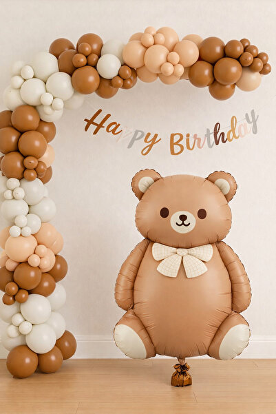 Balonsan مجموعة بالونات 90 قطعة (شوكولاتة-رمل البحر-قهوة بالحليب)