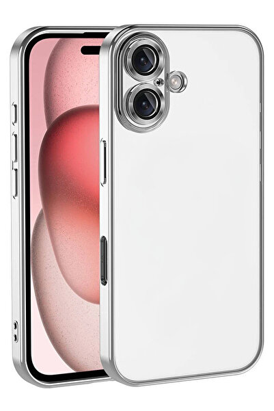 NewFace Lvsqvr Apple iPhone 17 Silicone with Lens (231139) - Silver