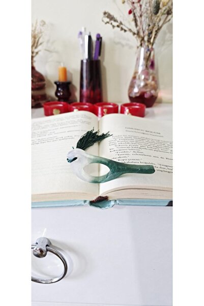 pınaxar حلقة تثبيت من الإيبوكسي، حلقة للقراءة - حامل صفحات مفيد مصنوع يدويًا