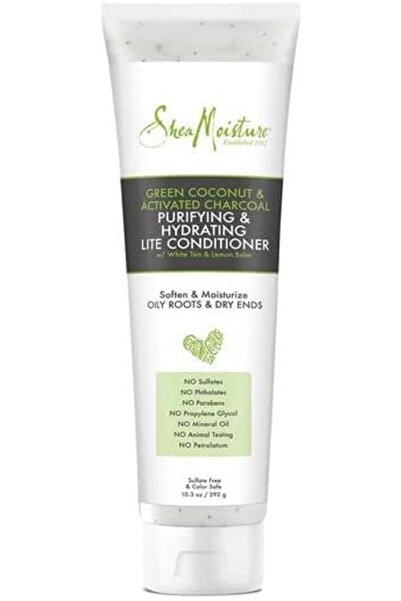 Shea Moisture Green Coconut & Activated Charcoal Purifying & Hydrating Lite Conditioner