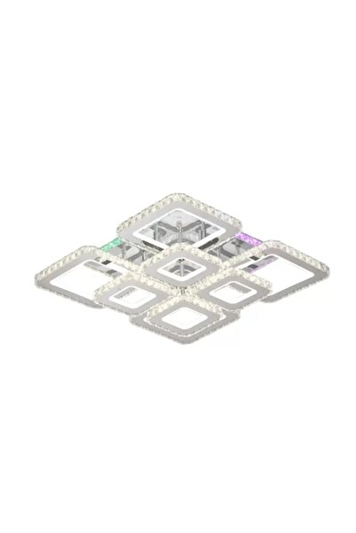 OEM QUADRIA SUPREMO RGB LED Chandelier with Remote 198W, 8 Squares, Cold/Warm/Neutral Light, Dimmable, G