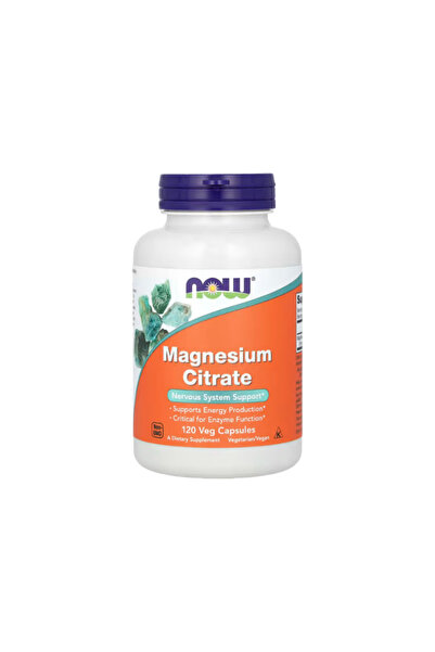Now Foods ناو فودز، سترات المغنيسيوم، 400 ملغ، 120 كبسولة نباتية