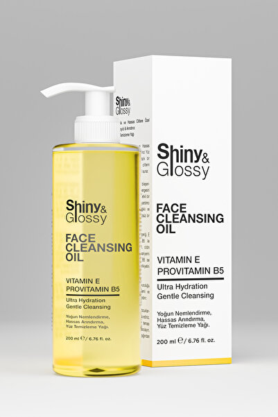 Shiny Glossy By Pürnatura زيت تنظيف الوجه اللامع 200 مل – فيتامين E وبروفيتام...