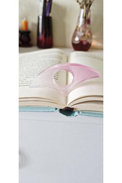 pınaxar Εποξειδικό δαχτυλίδι ανάγνωσης με θήκη για σελίδες σε ροζ απόχρωση | ...