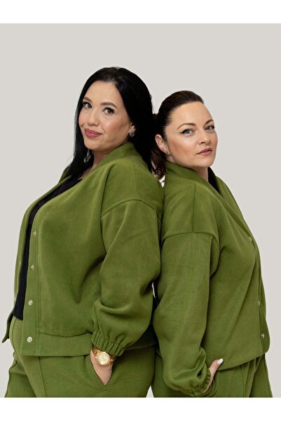 elesi Compleu Culoarea Olive din Stofa