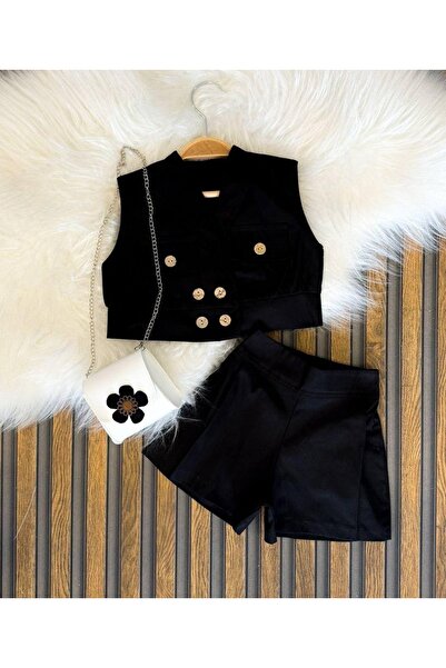 Baby Kız Çocuk Yelekli Takım
