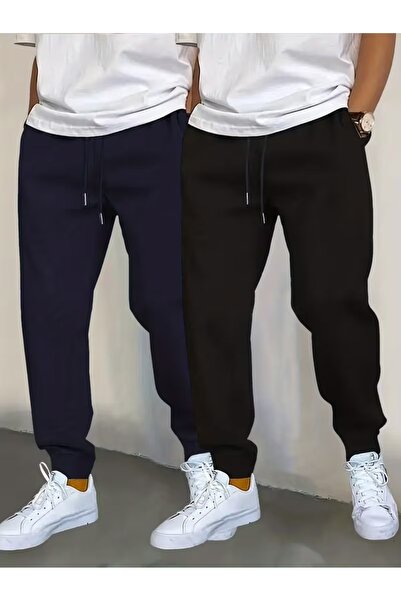 rocassi Ανδρικό παντελόνι φόρμας 2-Li oversized