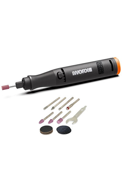 WORX WX739.9 MAKERX 20Volt Kömürsüz Profesyonel Gravür Makinesi + 19 Aksesuar...