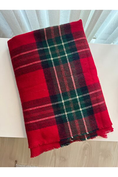 BusradanDesign 70X180 cm Plaid Patterned Scarf