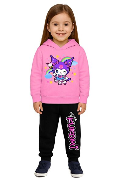 SEDİRLİ طقم رياضي للأطفال من كورومي مطبوع مكون من مبطن بالصوف خيوط قطنية بغطا...