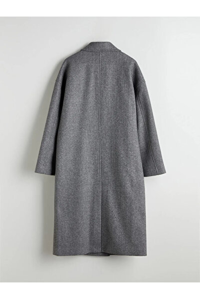 LC Waikiki Double Breasted Collar Women's Stamp Coat