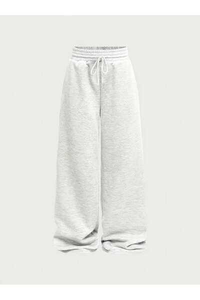 Le Vion KIŞLIK Kadın Gri Baggy Büyük Beden Spor Giyim Kaliteli Bol Kesim Esne...