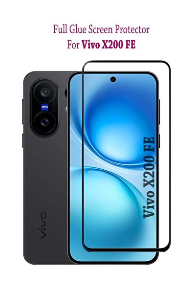 Generic واقي شاشة من الزجاج المقوى لهاتف فيفو X200 FE - أسود