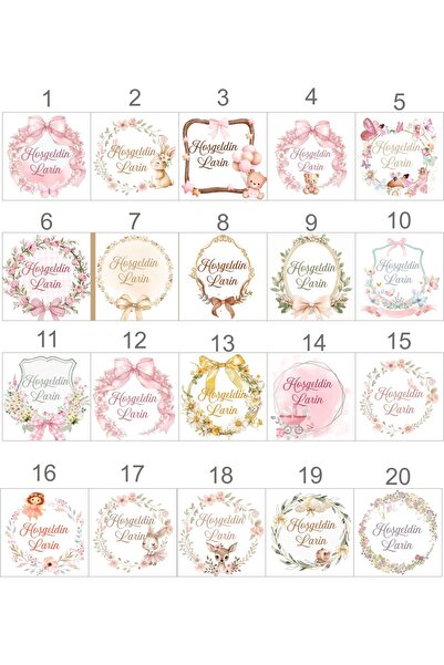 Sinek Kupası Tasarım İsme Özel Etiketli Hediyelik Madlen Kız Bebek Çikolatası...