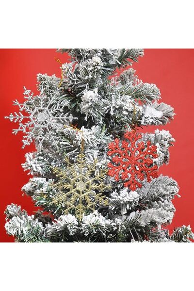 The Bros زينة معلقة على شكل ندفة ثلجية - زينة عيد الميلاد