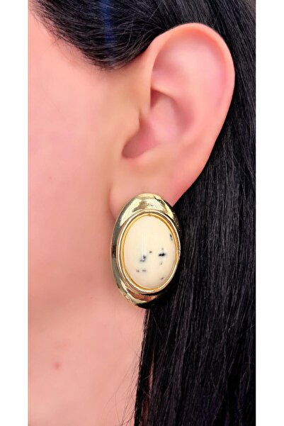 Store Diva Charm Retro Gold Framed Large Earrings