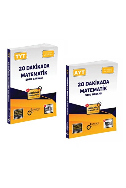 Karekök Yayınları Dakika TYT AYT 20 Dakikada Matematik Soru Bankası