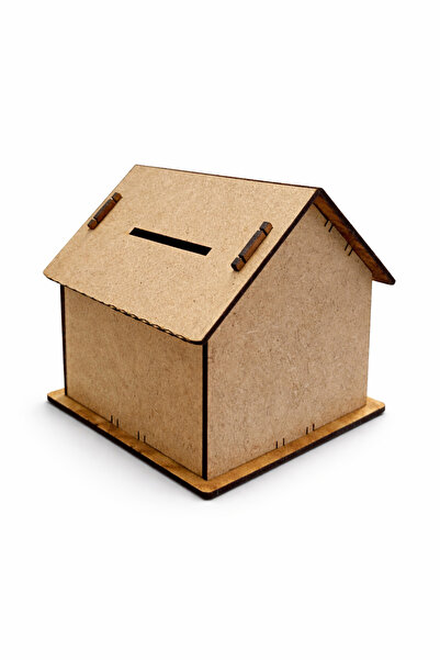 YAHO OYUNCAĞIN DOĞAL HALİ Ahşap Boyanabilir Kumbara