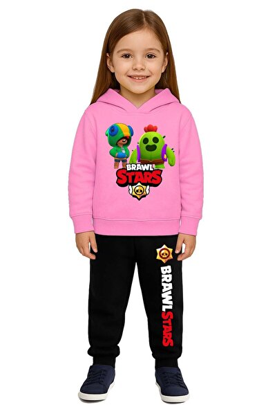 SEDİRLİ Brawl Stars cu imprimeu Set de trening pentru copii 3 fire Ş cu căptu...