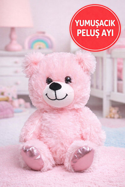 TOYFEST Pembe Peluş Ayıcık Oyuncak – Yumuşacık Sevimli Ayı, Çocuk & Sevgili H...