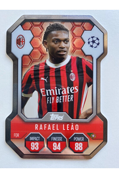 Topps بطاقة رافائيل لياو من ميلان الكرومية النخبة لموسم 2024-2025 في ماتش أتاكس